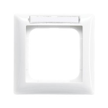 Busch-Jaeger Abdeckrahmen 1-fach Rahmen mit Sichtfenster Busch-balance SI 2CKA001754A4548 1721 NS-914