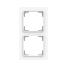 Busch-Jaeger Abdeckrahmen 2-fach studioweiß - Busch-art linear Busch-art linear 2CKA001754A4845 1722-44G