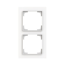 Busch-Jaeger Abdeckrahmen 2-fach studioweiß matt - Busch-art linear Busch-art linear 2CKA001754A4846 1722-44M