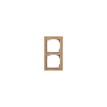 Busch-Jaeger Abdeckrahmen 2-fach Holz Eiche - Busch-art linear Busch-art linear 2CKA001754A4888 1722-4083