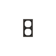 Busch-Jaeger Abdeckrahmen 2-fach papierschwarz - Busch-art linear Busch-art linear 2CKA001754A4898 1722-4045