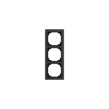 Busch-Jaeger Abdeckrahmen 3-fach papierschwarz - Busch-art linear Busch-art linear 2CKA001754A4899 1723-4045