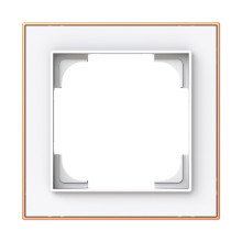 Busch-Jaeger Rahmen 1-fach mit Dekorring Busch-art linear 2CKA001754A4902 1721-441M