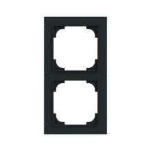 Busch-Jaeger Rahmen 2-fach mit Dekorring Busch-art linear 2CKA001754A4910 1722-456M