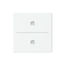 Busch-Jaeger Abdeckung als Taster 2-fach mit Symbol Szene Format 63 - solo/future 2CKA006199A0234 LFST/A.2.63.11-84