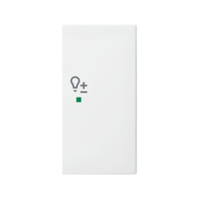 Busch-Jaeger Wippe 2-fach rechts, mit Symbol Dimmer Busch-balance SI 2CKA006220A0367 6234-22-914