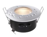 Deko-Light Deckeneinbauring, silber, matt, 12V, GU5.3 MR16, max. 35W, IP65 110001
