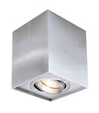 Deko-Light Deckenaufbauleuchte Dato, GU10, max. 50W, Alu, Silber 122417