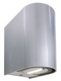 Deko-Light Wandaufbauleuchte Adelanto, Warmweiß, Alu, Silber, eloxiert 341016