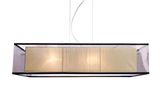 Deko-Light Pendelleuchte Capella II, E27, 4x max. 60W, Stoff, Schwarz 342076