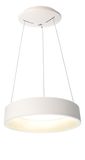 Deko-Light Pendelleuchte Sculptoris 45, Warmweiß, Aluminium, Signalweiß, matt 342122