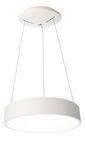 Deko-Light Pendelleuchte Sculptoris 45, Neutralweiß, Aluminium, Signalweiß, matt 342123