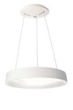 Deko-Light Pendelleuchte Sculptoris 60, Neutralweiß, Aluminium, Signalweiß, matt 342125