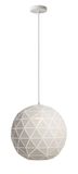Deko-Light Pendelleuchte Asterope rund 500, E27, 3x max. 40W, Metall, weiß, matt 342131