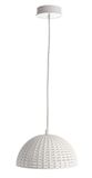 Deko-Light Pendelleuchte Basket I, E27, max. 40W, Gips, Weiß 342142