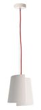 Deko-Light Pendelleuchte Twister I, E14, max. 25W, Gips, Weiß 342144