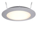 Deko-Light Deckeneinbauleuchte LED Panel 12, Perlhellgrau RAL 9022, Warmweiß, 115°, 23-24V DC, 350mA 565089