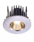 Deko-Light Deckeneinbauleuchte COB 68 IP65, Perlhellgrau RAL 9022, Neutralweiß, 45°, 17-18V DC, 350mA, IP65 565111