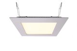 Deko-Light Deckeneinbauleuchte LED Panel Square 15, Perlhellgrau RAL 9022, Warmweiß, 110°, 36-37V DC, 350mA 565157
