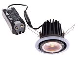 Deko-Light Deckeneinbauleuchte COB 68 Mood IP65 Dim to warm, Signalweiß, Warmweiß, 40°, IP65 565192