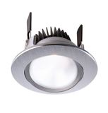 Deko-Light Deckeneinbauleuchte COB 68 CCT, silber, Warmweiß + Kaltweiß, 45°, 24VDC 565198