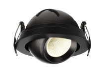 Deko-Light Deckeneinbauleuchte Bellatrix, Schwarz, Warmweiß, 40°, 18V DC, 500mA 565341