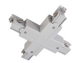 Deko-Light Schienensystem 3-Phasen 230V, D Line X-Verbinder links-links-rechts-rechts grau 710034