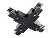 Deko-Light Schienensystem 3-Phasen 230V, D Line X-Verbinder links-links-rechts-rechts schwarz 710035