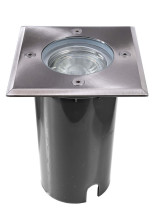 Deko-Light Bodeneinbauleuchte Aton eckig Set, GU10, max. 7W, IP67 730475