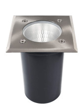 Deko-Light Bodeneinbauleuchte Phakt eckig Set, E27, max. 9W, IP67 730477