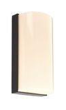 Deko-Light Wandaufbauleuchte Grumium rund, Warmweiß, dunkelgrau, IP54 731121