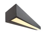 Deko-Light Wandaufbauleuchte Linear I Single, Warmweiß, Dunkelgrau, IP65 731135