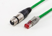 GLT, DMX Adapterkabel Buchse CAT5 auf DMX XLR, Schwarz 882272
