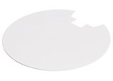 Deko-Light Abdeckung Hinten Weiß für Serie Uni II Max, Metall, Weiß 930393