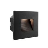 Deko-Light Abdeckung schwarz eckig für Light Base II COB Outdoor, Alu, Schwarz, 100mm 930418