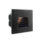 Deko-Light Abdeckung schwarz Gitter für Light Base II COB Outdoor, Alu, Schwarz, 100mm 930420