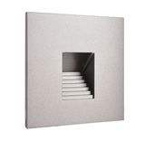 Deko-Light Abdeckung eckig grau Stufe für Alwaid, 75mm 930486