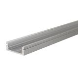 Deko-Light U-Profil flach AU-01-12 für 12 - 13,3mm LED Stripes, Alu, Silber-matt, eloxiert,1m 970040