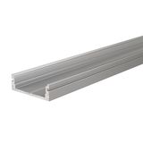 Deko-Light U-Profil flach AU-01-15 für 15 - 16,3mm LED Stripes, Alu, Silber-matt, eloxiert,1m 970060