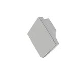 Deko-Light Endkappe E-EV-01-08 Set 2 Stk, Grau 980501