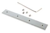 Deko-Light Nutenstein / Längsverbinder, Metall, Silber, natur, 80mm 987025