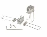 Deko-Light Nutenstein mit Spannfedern Set 2 Stk, Alu, Silber, 25mm 987040