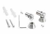Deko-Light Universal Halteclip Aufnahme (schwenkbar) Set 2 Stk, Metall, Silber 987080