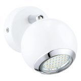 Eglo LED Wandleuchte Bimeda GU10 3W Ø7cm weiss