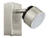 Eglo 31481 Armento 1 LED Spot 6W Stahl Alu nickel-matt schwarz