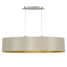Eglo Pendelleuchte Maserlo 100cm 2xE27 taupe-gold