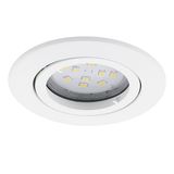 Eglo 31682 Tedo LED Einbauleuchte 5W Aluguss weiss