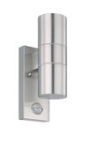 Eglo 32898 RIGA 5 LED Außen-Wand-/Deckenleuchte 2x2,8W Sensor Edelstahl IP44