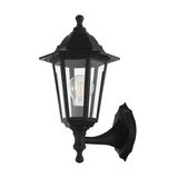 Eglo 33776 DUANERA E27 Außen-Wand-/Deckenleuchte Schwarz IP44