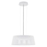Eglo LED Hängeleuchte Roverato 18W Holz weiss/schwarz
